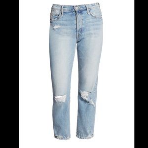 Mother Tomcat High Rise Straight Leg Jeans Size 28